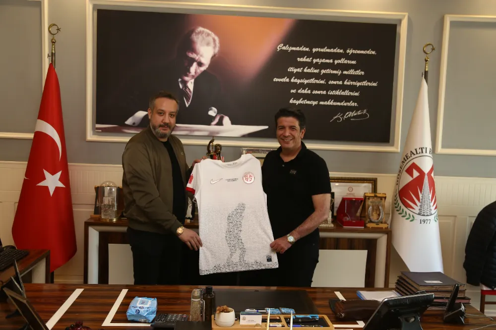 Turgay  Genç, Antalyaspor Başkanı Boztepe’i konuk etti
