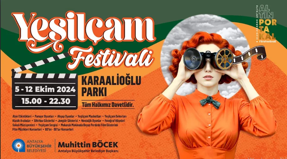 Karaalioğlu Parkı’nda Yeşilçam Festivali düzenlenecek 