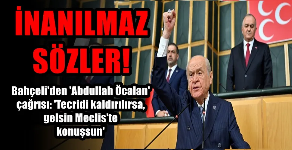 MHP Lideri Bahçeli