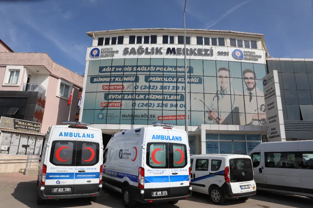 Antalya Büyükşehir’in Sağlık Merkezi’nde beş yıldızlı hizmet 