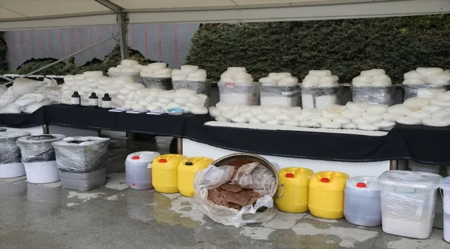 3 ton 515 kilo metamfetamin ele geçirildi ve 6 şüpheli yakalandı