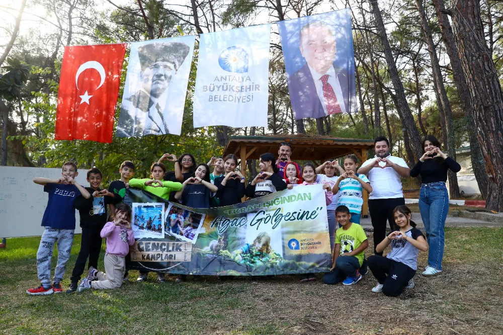 Antalya Büyükşehir Belediyesi Gençlik Kampı ara tatilde çocuk ve gençleri ağırladı