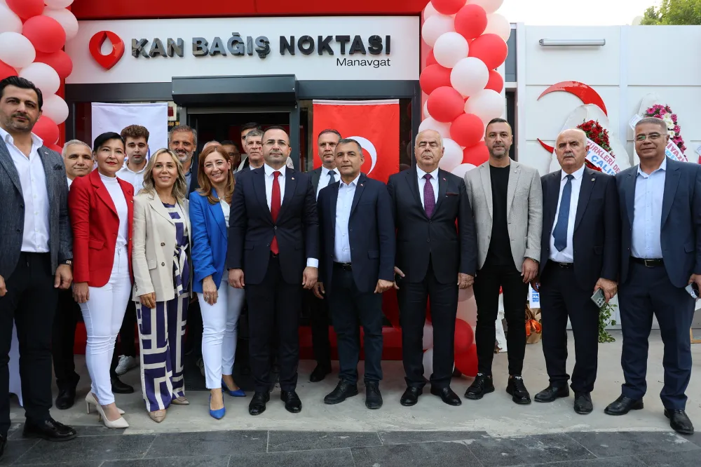 MANAVGAT’TA KIZILAY KAN ALMA BİRİMİ AÇILDI