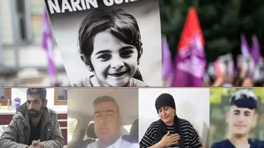 Narin Güran cinayetinde anne, amca ve ağabeye ağırlaştırılmış müebbet  cezası verildi