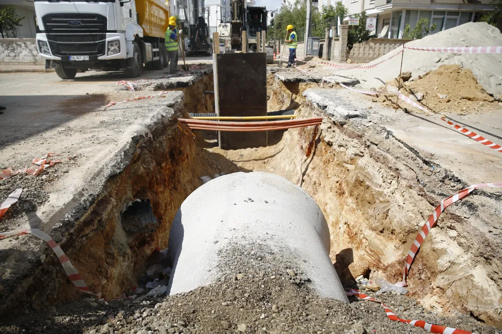 Antalya Büyükşehir’den Gebizli’de altyapı çalışması