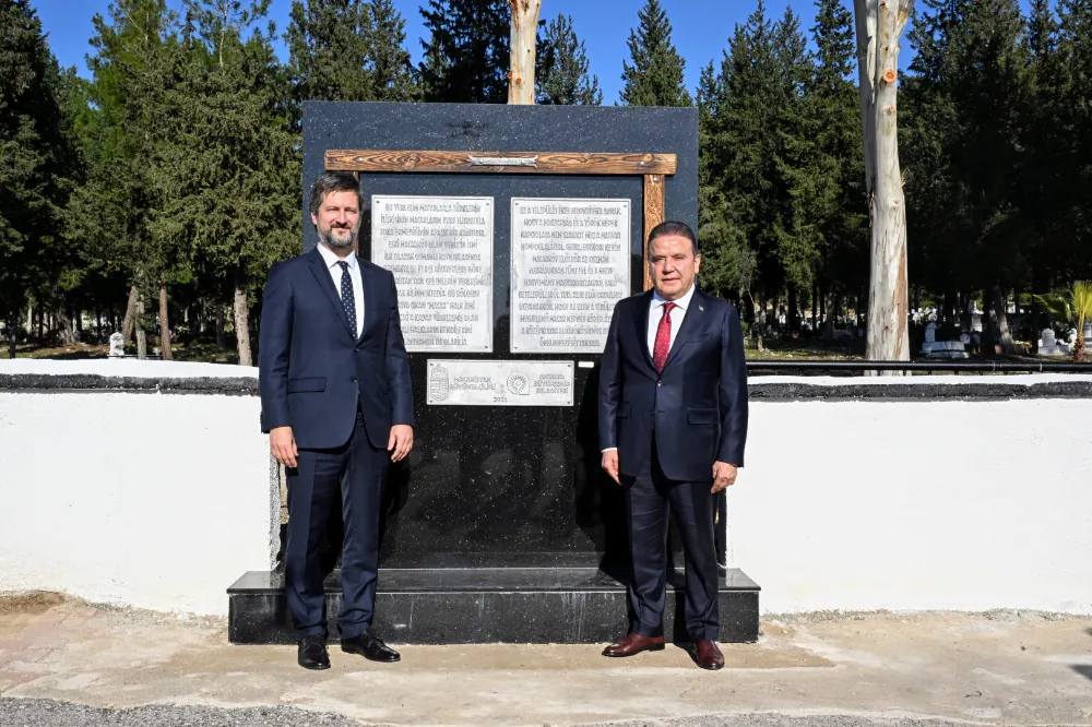 Eski Macarköy olarak bilinen Serik Gebiz’de Macar dostluk anıtı açıldı