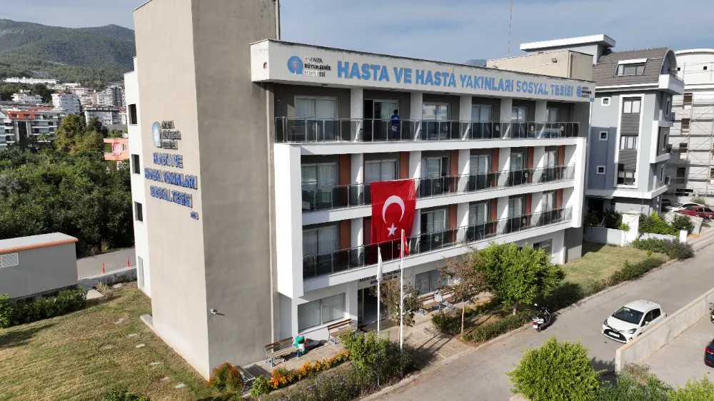 Antalya Büyükşehir sosyal tesisi   adeta ikinci evleri oldu