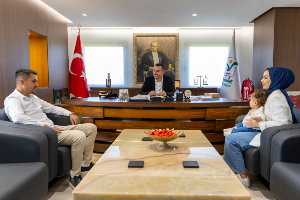 MİNİK BURÇE’DEN BAŞKAN VEKİLİ ÇİÇEK’E ZİYARET