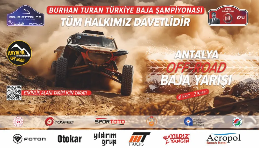 Türkiye 2025 Baja rüzgarı Kepez’den esecek