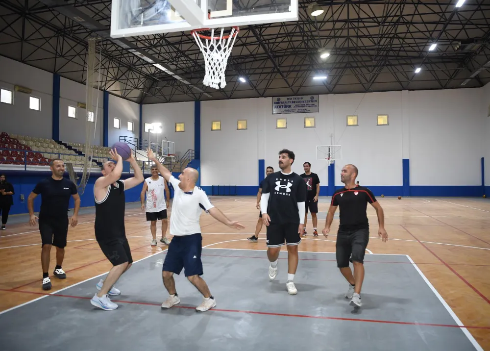 YENİ TESİSTE İLK MAÇ BAŞKAN KOTAN’DAN