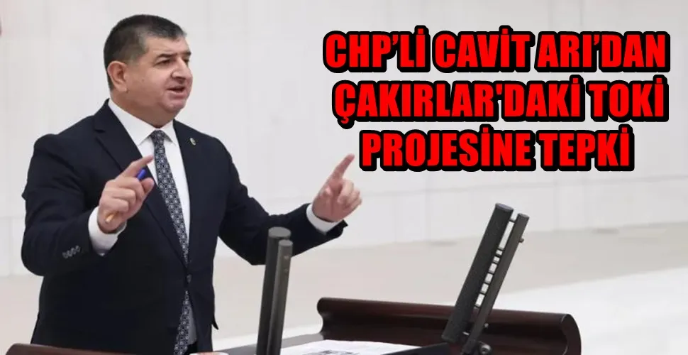 CHP’Lİ CAVİT ARI’DAN  ÇAKIRLAR