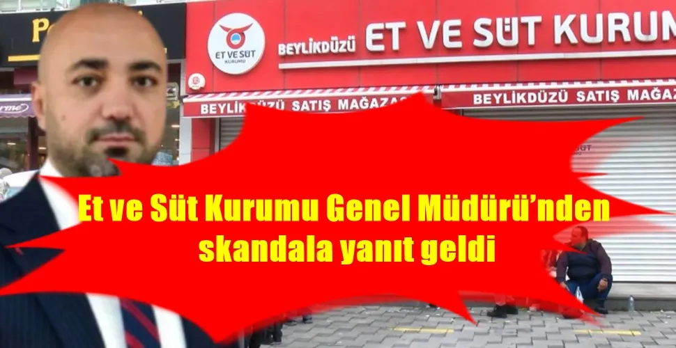 Et ve Süt Kurumu Genel Müdürü’nden skandala yanıt geldi