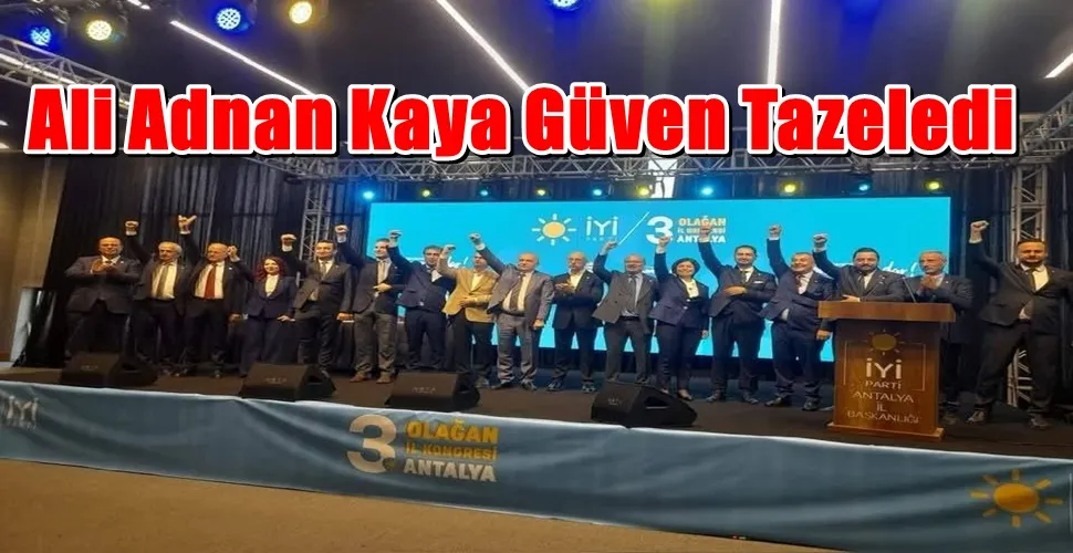 Ali Adnan Kaya Güven Tazeledi