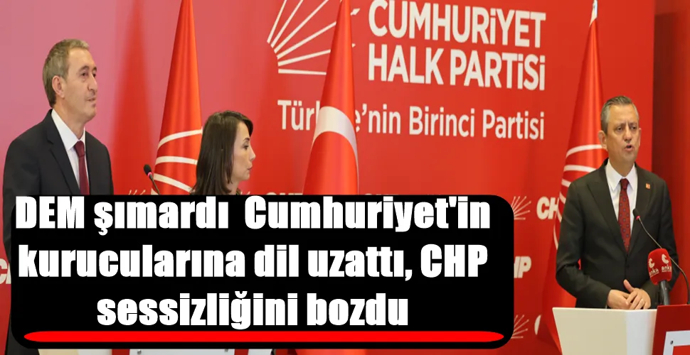 DEM şımardı  Cumhuriyet