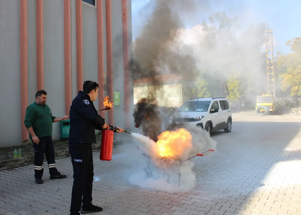 Manavgat ve Kemer’de yangın söndürme tatbikatı 