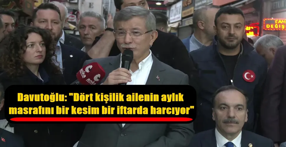 Davutoğlu: 