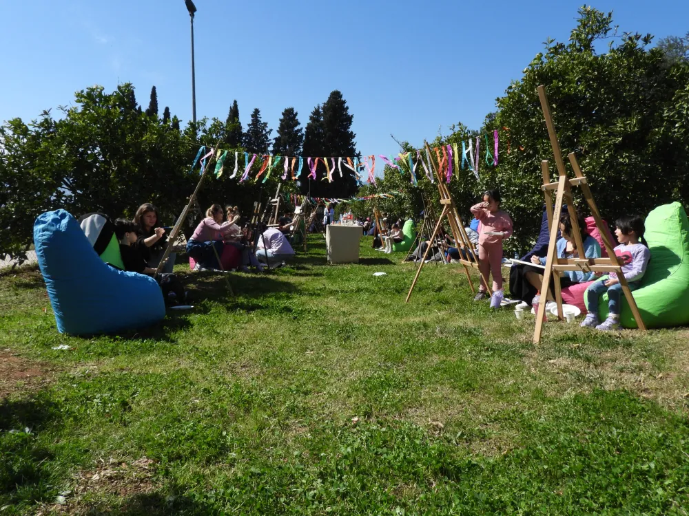 Anneler ve çocukları sanatla buluştu