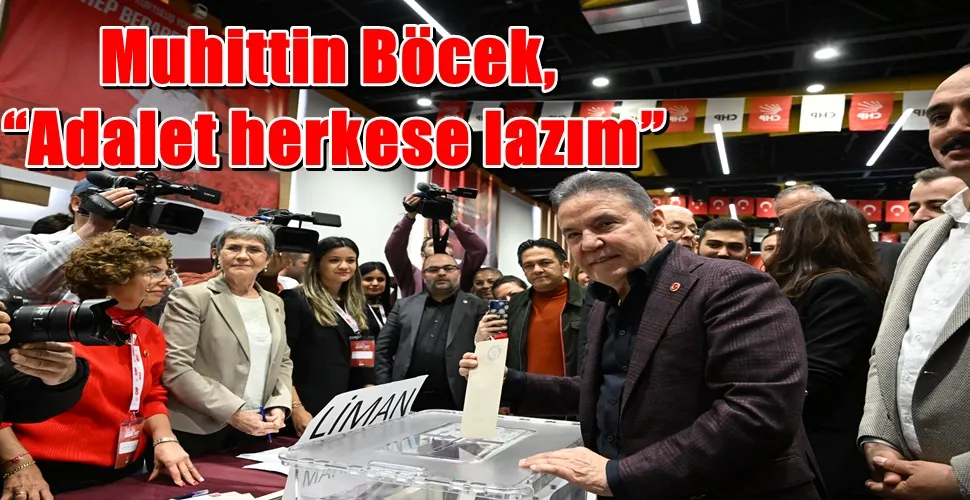 Muhittin Böcek, “Adalet herkese lazım”