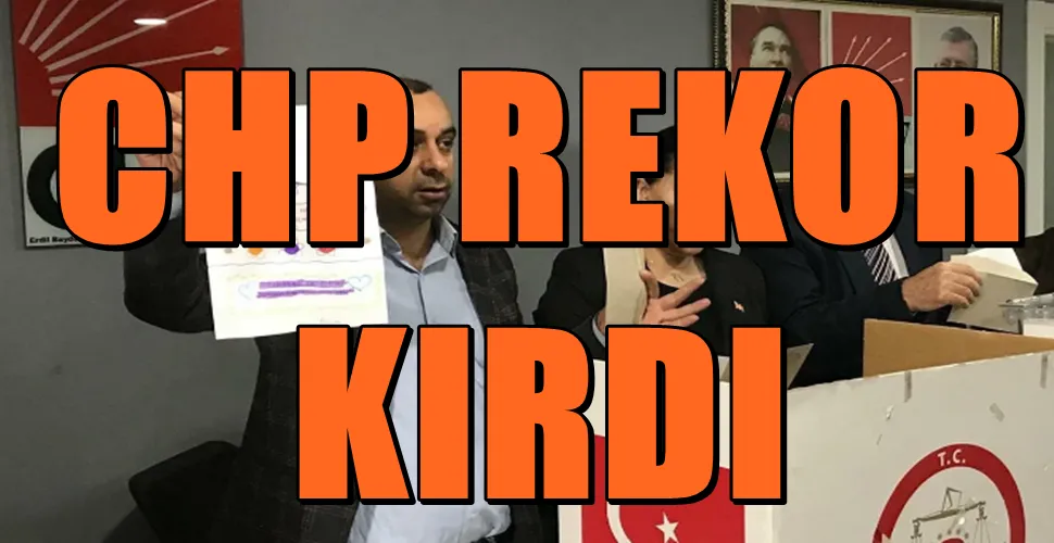 CHP REKOR KIRDI