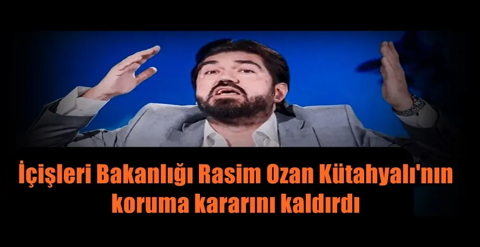 İçişleri Bakanlığı Rasim Ozan Kütahyalı