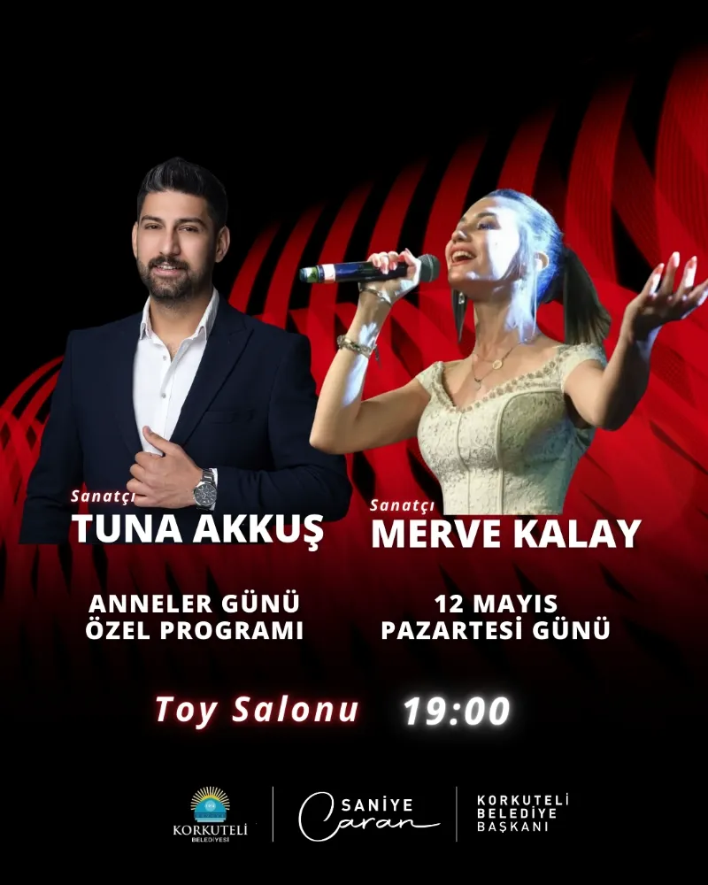 Korkuteli Belediyesinden Muhteşem Anneler Günü Programı