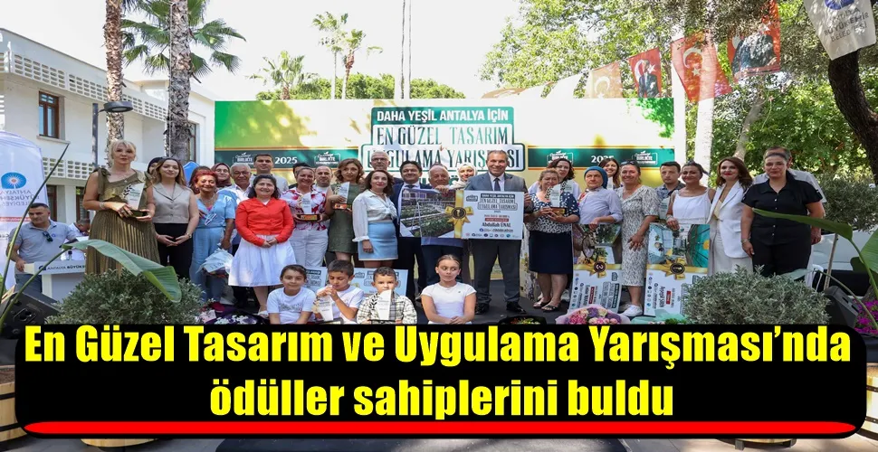 En Güzel Tasarım ve Uygulama Yarışması’nda ödüller sahiplerini buldu