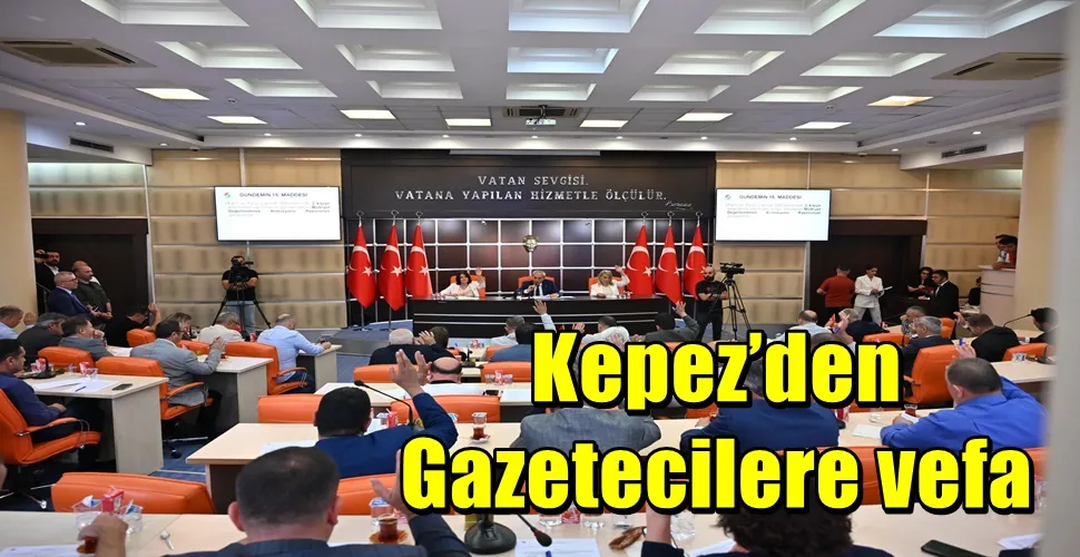 Kepez’den Gazetecilere vefa