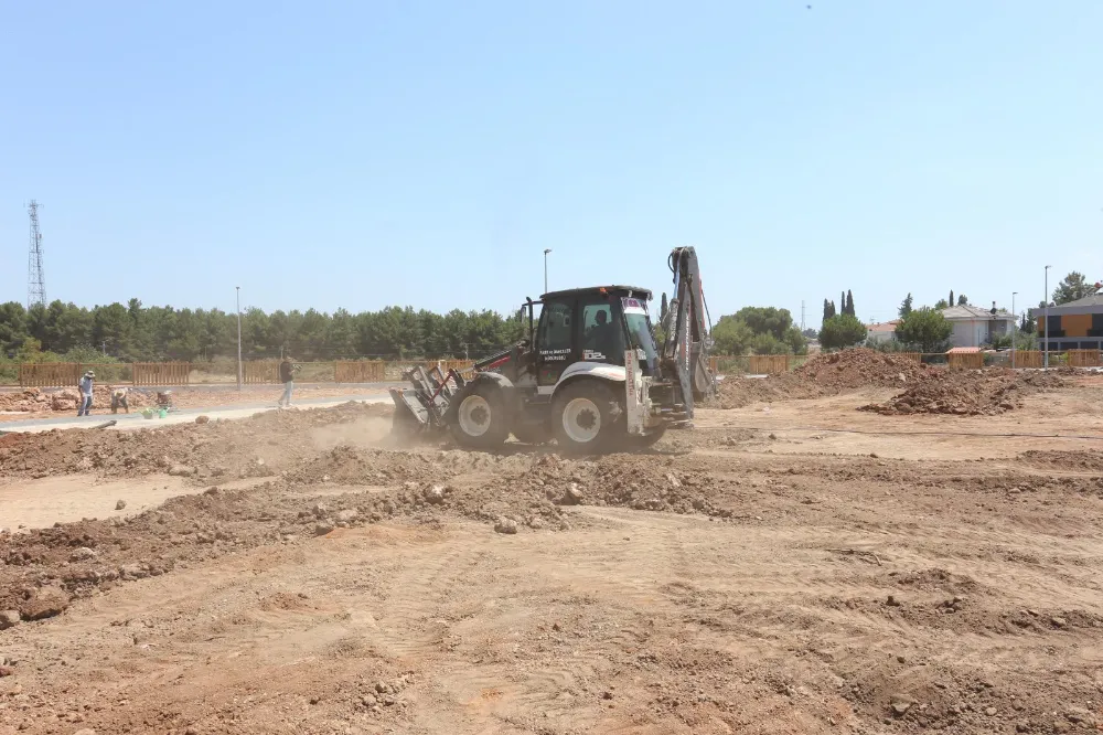 Duacı Gençlik Parkı’nda hummalı çalışma