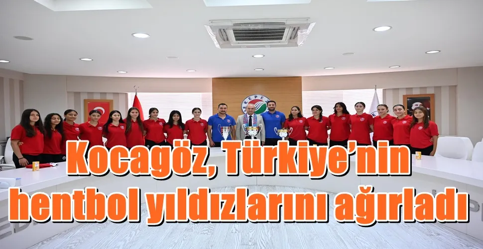 Kocagöz, Türkiye’nin hentbol yıldızlarını ağırladı