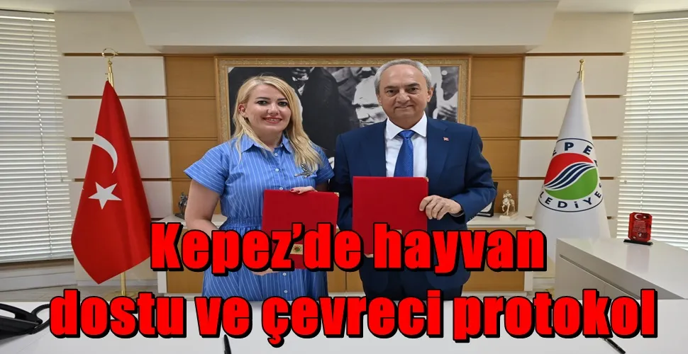 Kepez’de hayvan dostu ve çevreci protokol 
