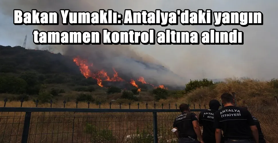 Bakan Yumaklı: Antalya