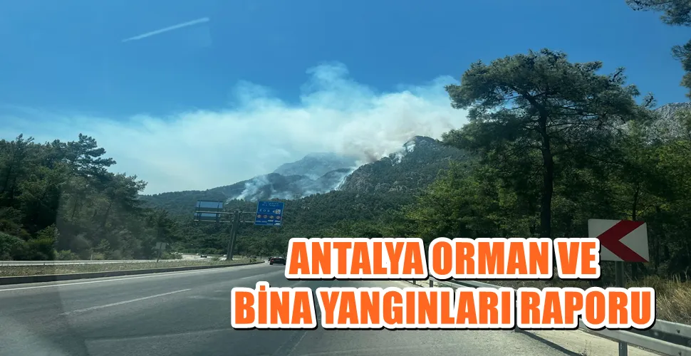 ANTALYA ORMAN VE BİNA YANGINLARI RAPORU