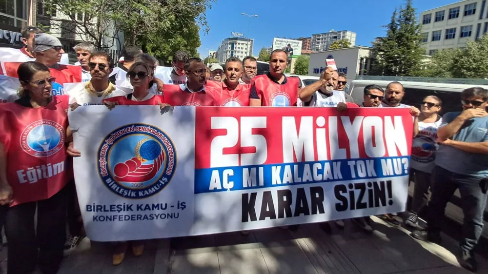 Birleşik Kamu-İş üyelerine polis engeli!