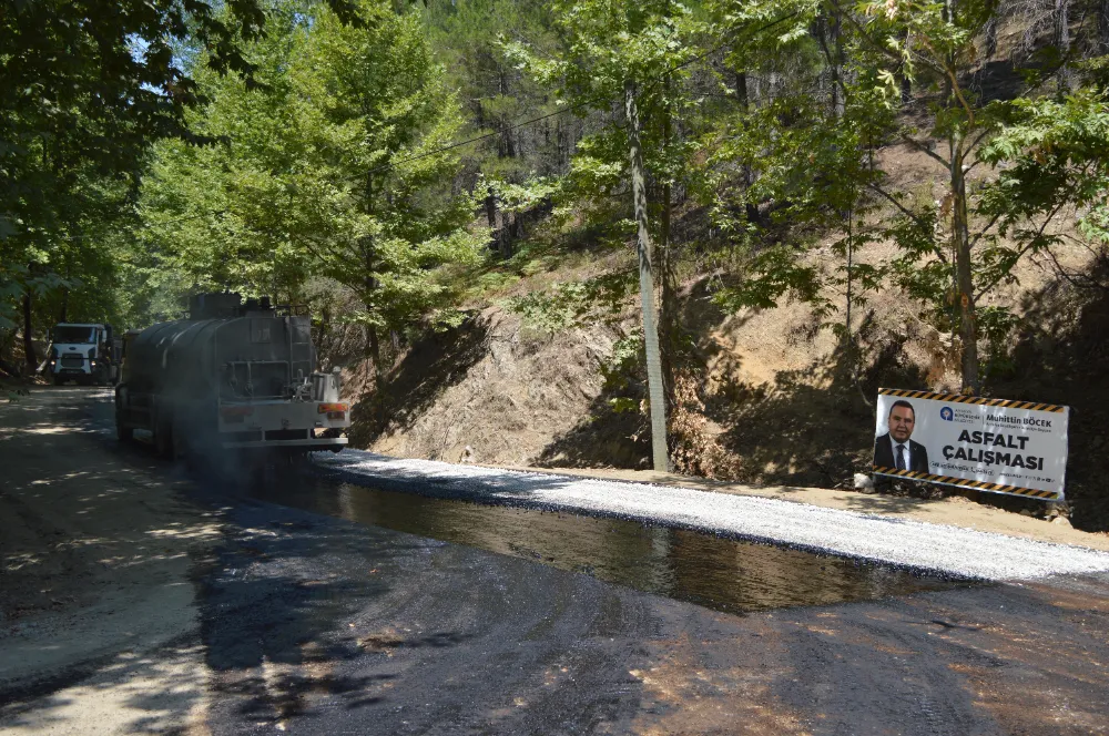 Büyükşehir’den Gündoğmuş’a yol yatırımı