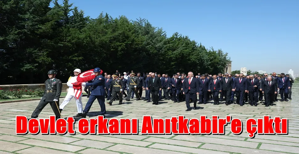 Devlet erkanı Anıtkabir
