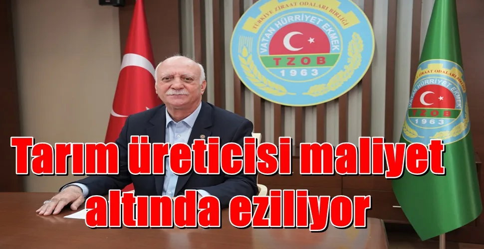 Tarım üreticisi maliyet altında eziliyor
