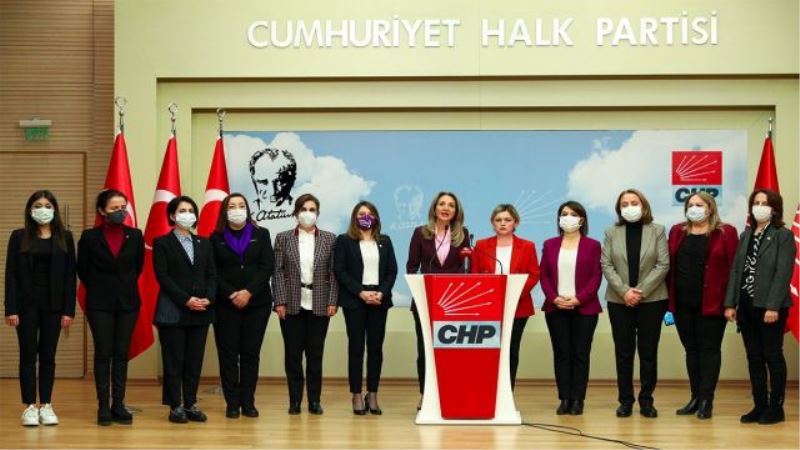 CHP’li kadınlardan  İstanbul Sözleşmesi kararına tepki