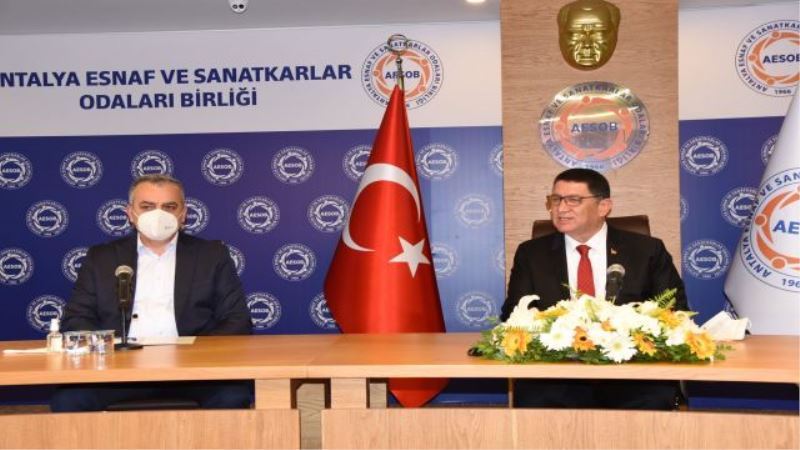 Konyaaltı Esnafım Uygulaması AESOB’da Tanıtıldı