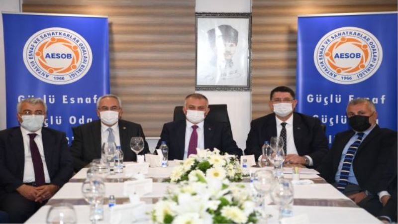 Vali Yazıcı, Esnaf Odalarıyla buluştu