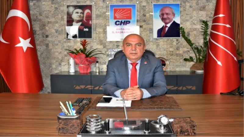CHP ANTALYA ,EMEKLİ SADAKA DEĞİL, HAKKINI İSTİYOR