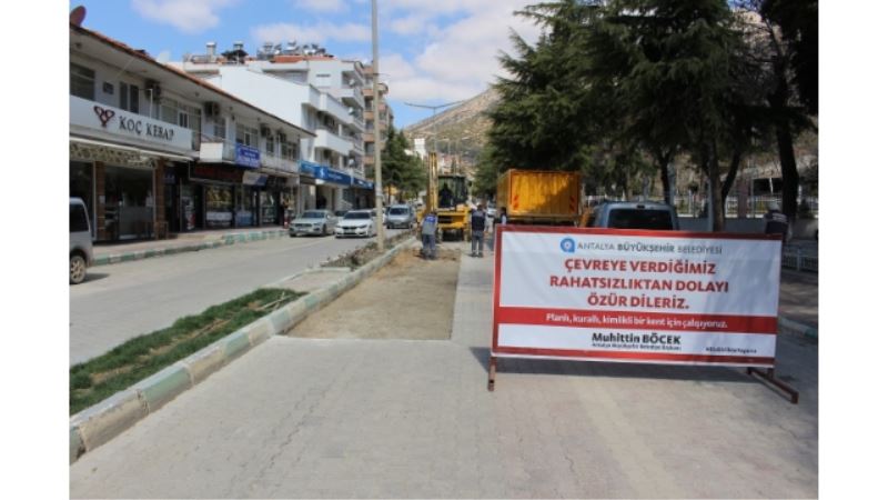 Elmalı yolları bisiklet turuna hazırlanıyor