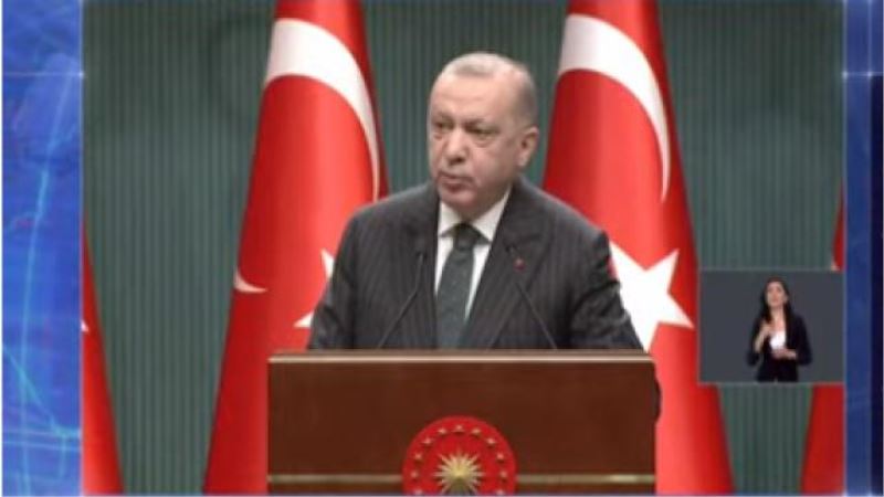 Erdoğan,kısmi kapanıyoruz