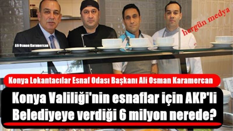 Esnaf oda başkanı , Konya Valiliği