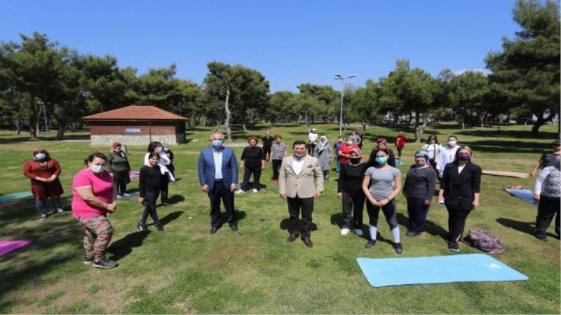 Kepez güne sporla başlıyor