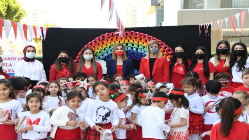 Konyaaltı’nda farklı  23 nisan coşkusu