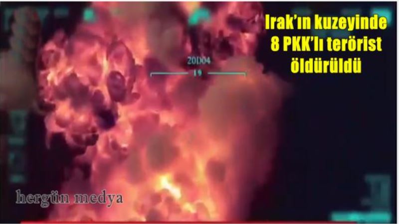 MSB: Irak’ın kuzeyinde 8 PKK’lı terörist öldürüldü