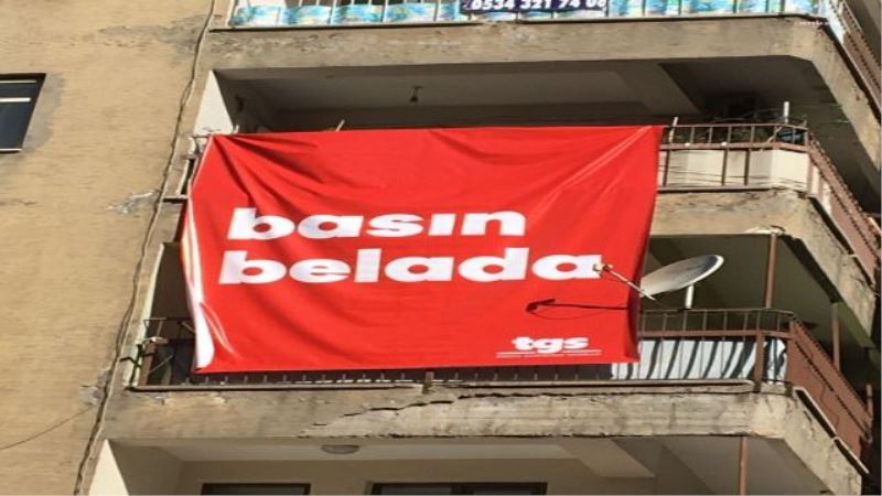 Türkiye Gazeteciler Sendikasından Basın Beleda afişi