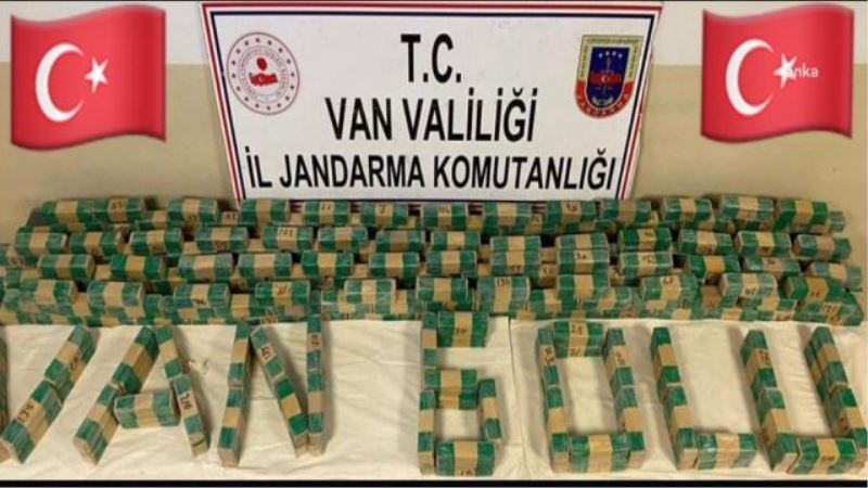 VAN’DA 62 KİLO EROİN ELE GEÇİRİLDİ