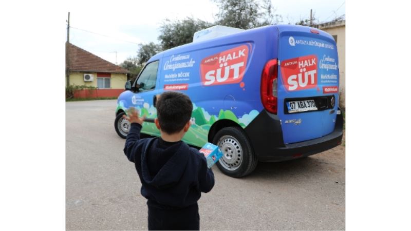 Halk Süt kapsamında 565 bin litre süt dağıtıldı