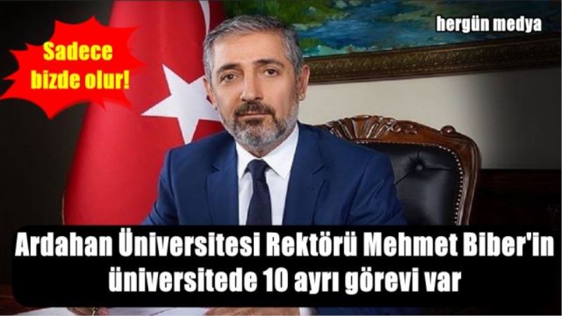 Ardahan Üniversitesi Rektörü Mehmet Biber
